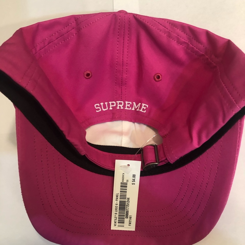 Supreme Ventile S Logo 6-Panel Magenta Pink - Picture 6 of 6